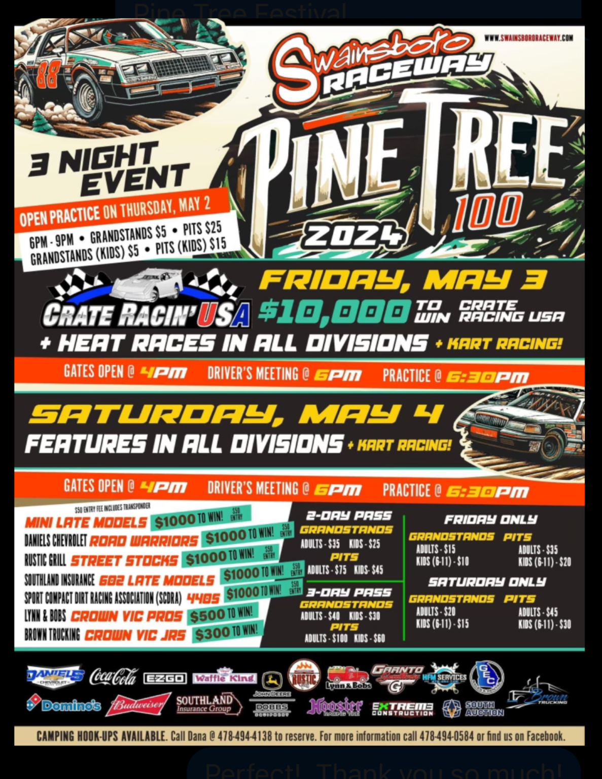 Pine Tree 100 Pine Tree Festival & Southeast Timber Expo